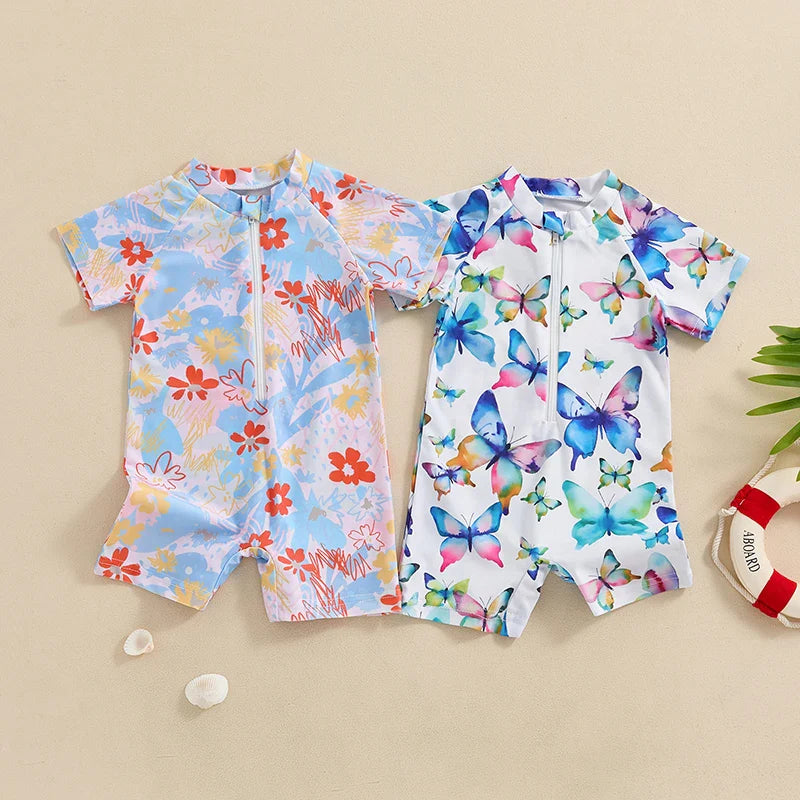 Nordspur | Splashosaur Short Sleeve Zip Romper