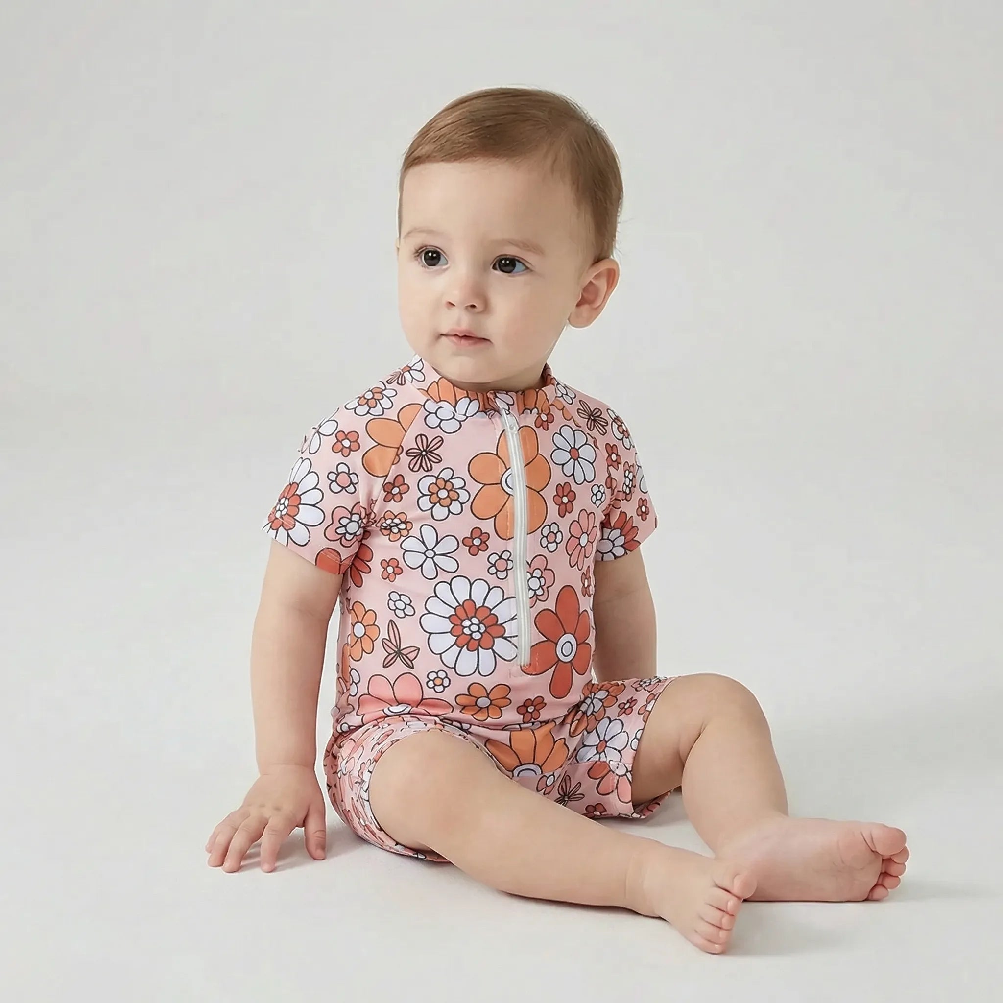 Nordspur | Splashosaur Short Sleeve Zip Romper