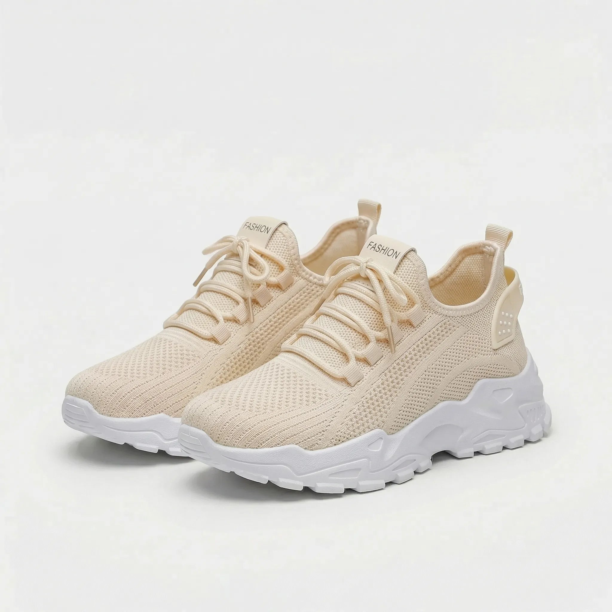 Damen Sneaker Leopardenmuster Strickschaft atmungsaktiv Schnürer