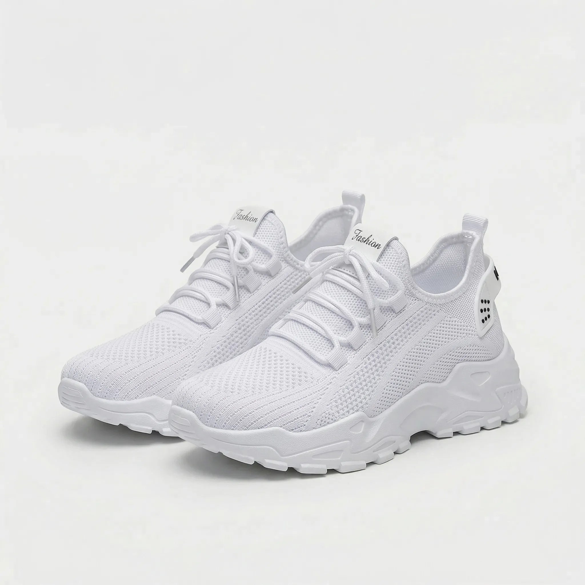 Damen Sneaker Leopardenmuster Strickschaft atmungsaktiv Schnürer