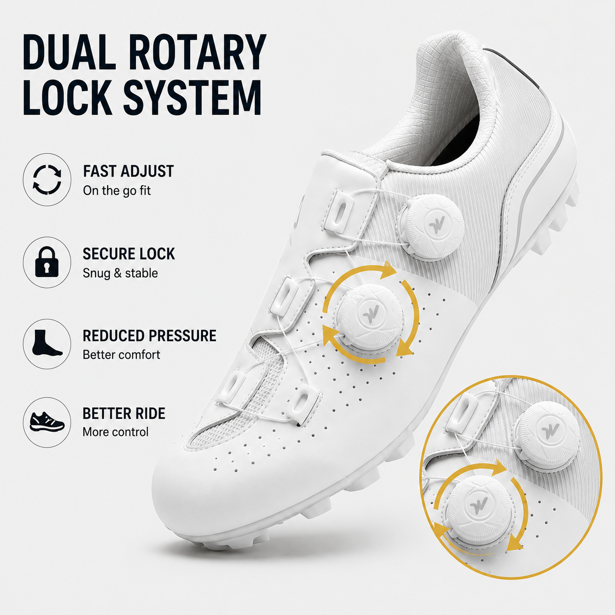 Nordspur | Sprintlock Selbstsperrend SPD Rennrad-Schuh