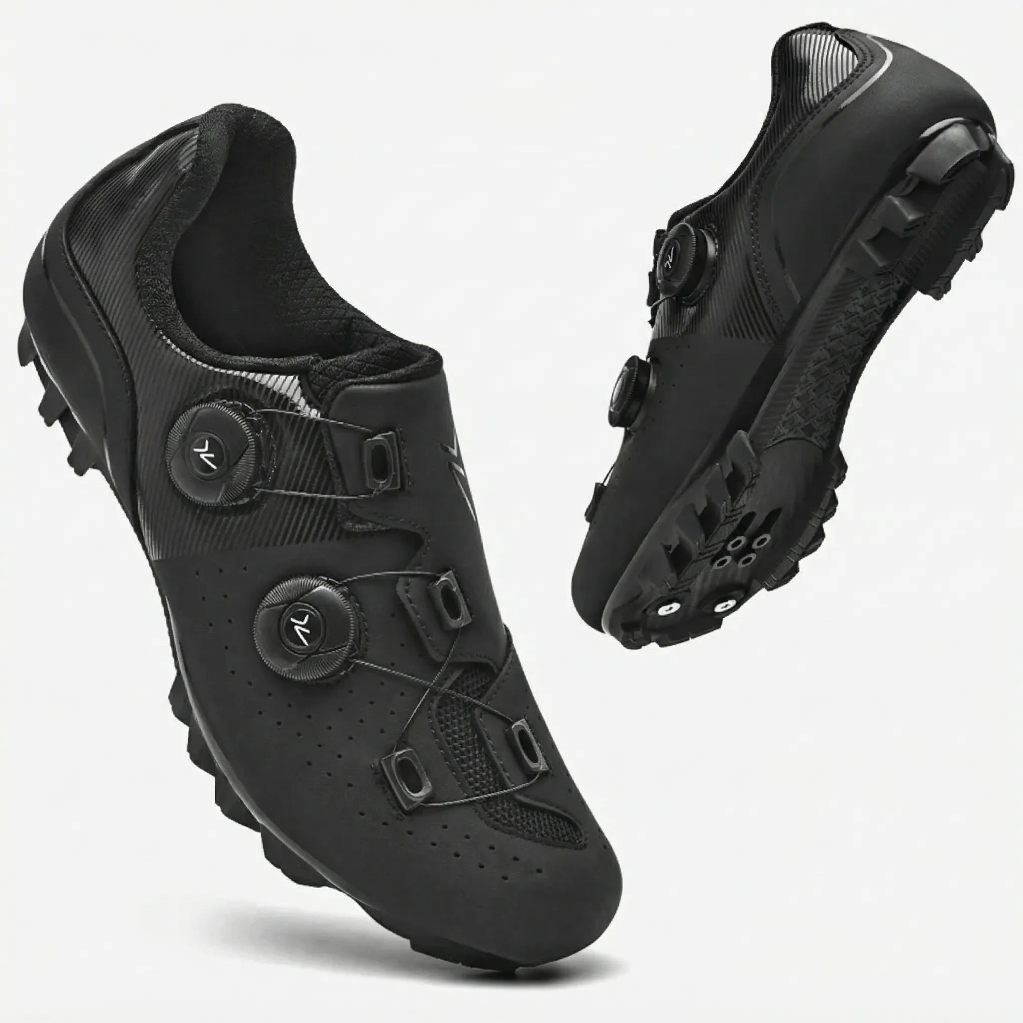 Rennrad-Schuh SPD-kompatibel atmungsaktiv Drehschnallen-Verschluss