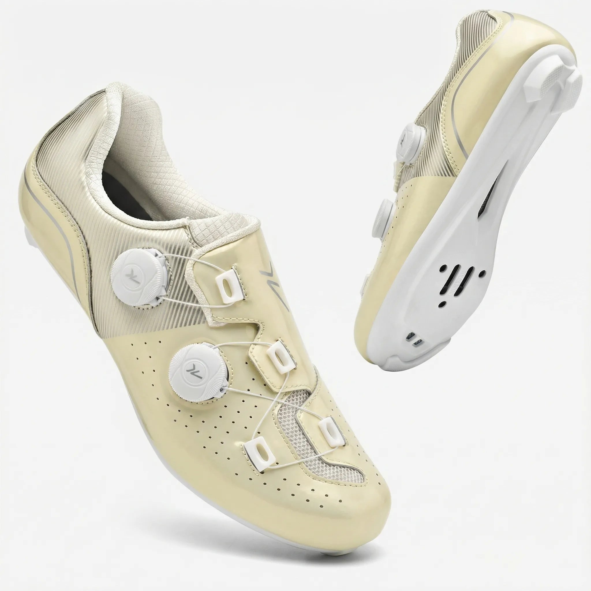 Rennrad-Schuh SPD-kompatibel atmungsaktiv Drehschnallen-Verschluss