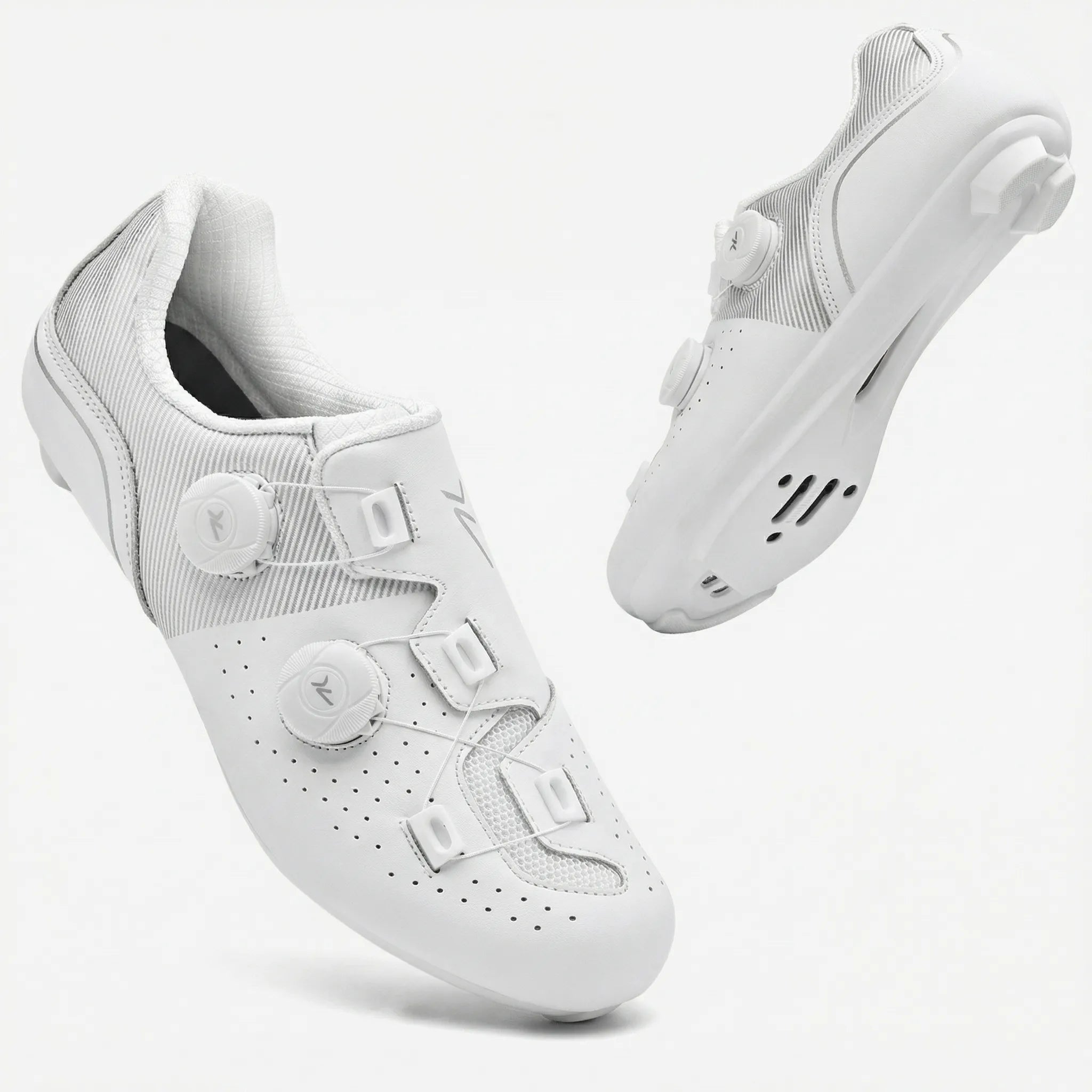 Rennrad-Schuh SPD-kompatibel atmungsaktiv Drehschnallen-Verschluss