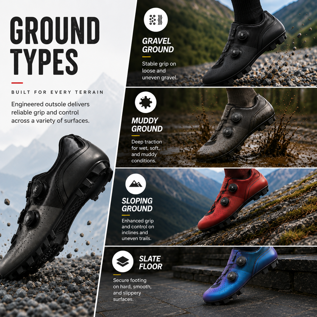 Nordspur | Sprintlock Selbstsperrend SPD Rennrad-Schuh