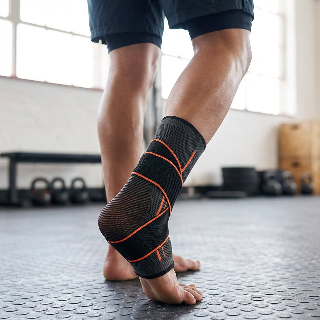 Verstellbare Kompressions-Knöchelbandage für Sport und Alltag