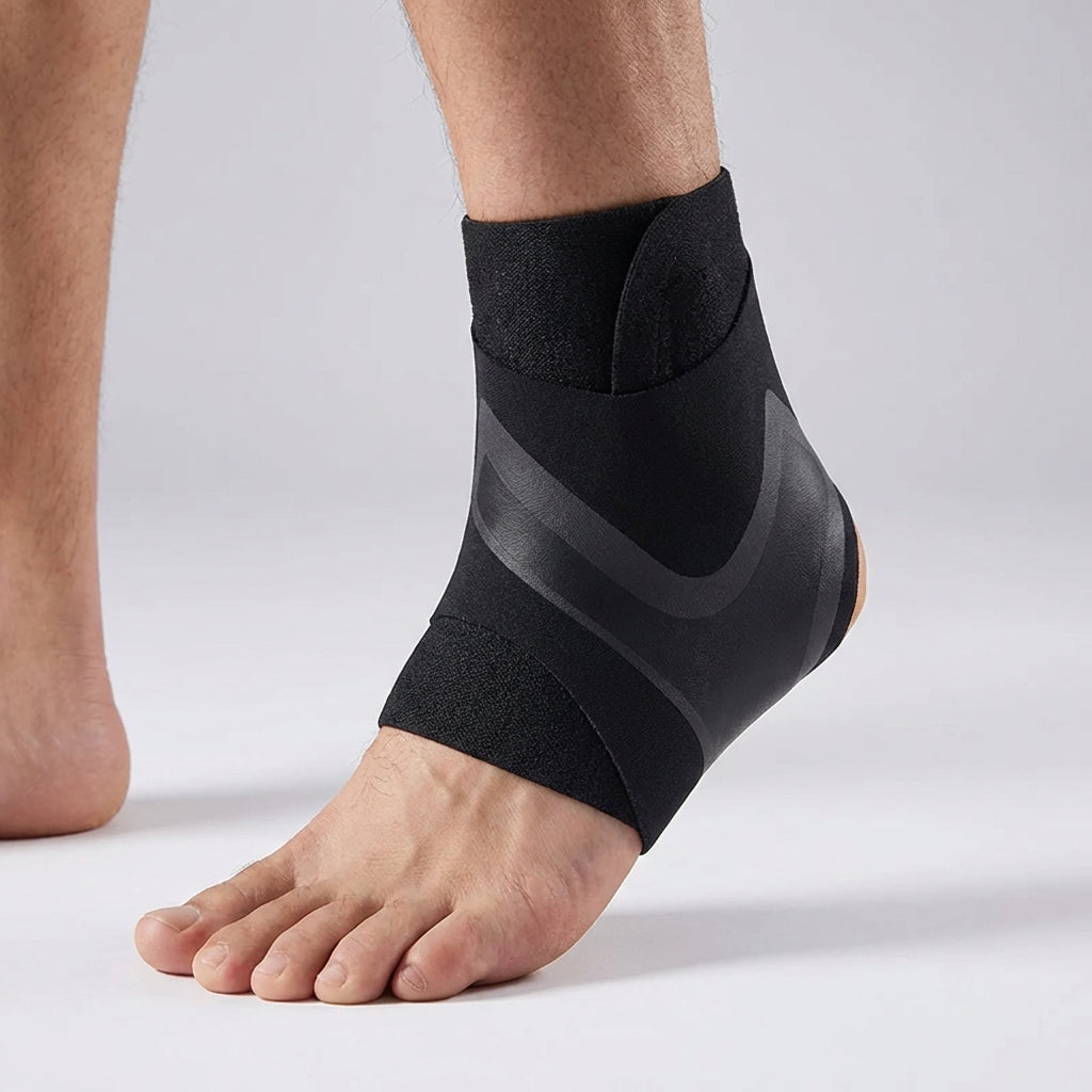 Verstellbare Knöchelbandage zur Stabilisierung beim Sport und im Alltag