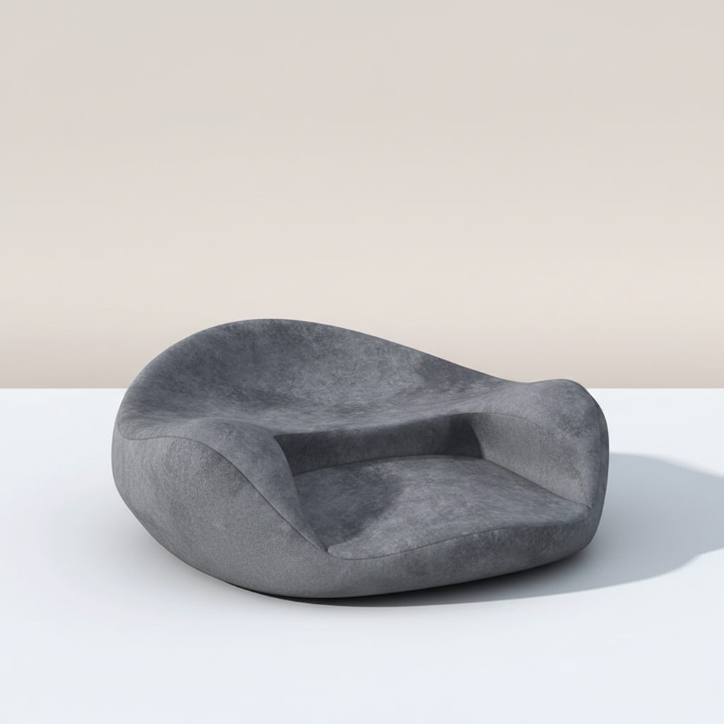 Ergonomisches Meditationskissen U-Form mit Memory-Füllung Yoga