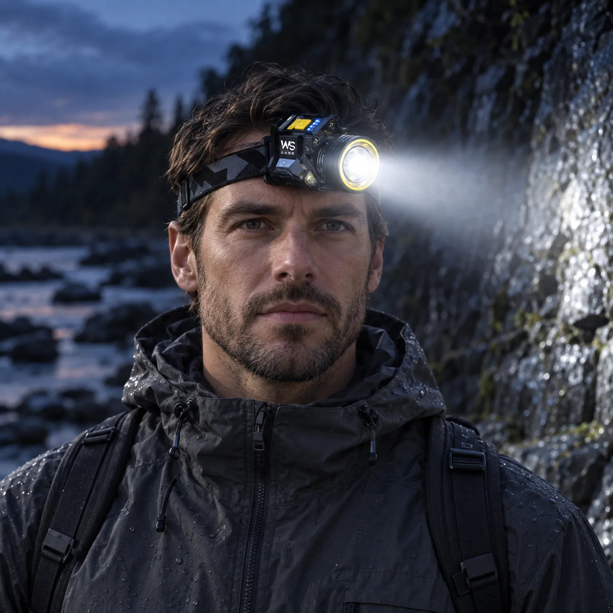 Nordspur | Stirnox Verstellbare LED-Stirnlampe Mit Akku