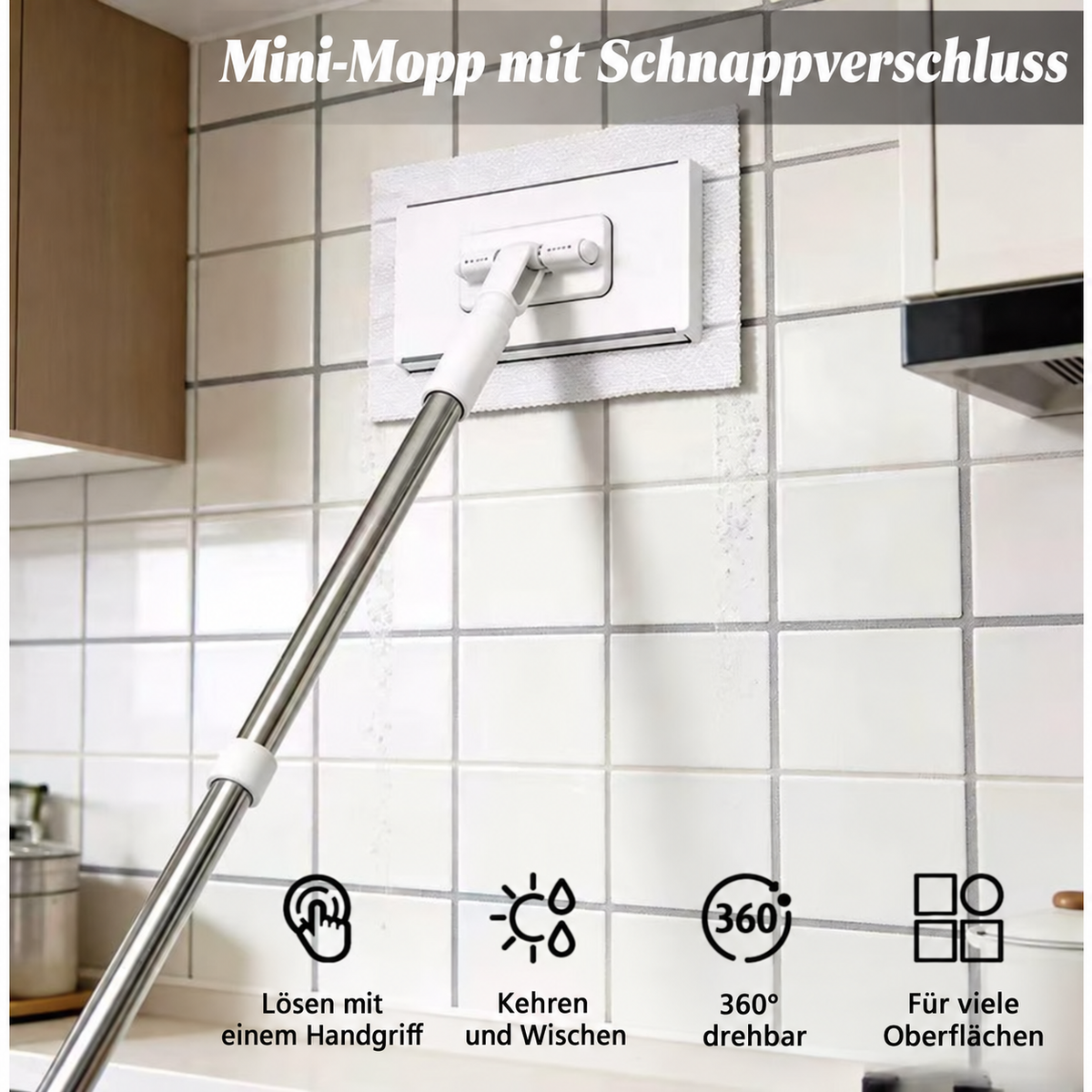 Nordspur | Stoff-Klemmmopp für jedes Material