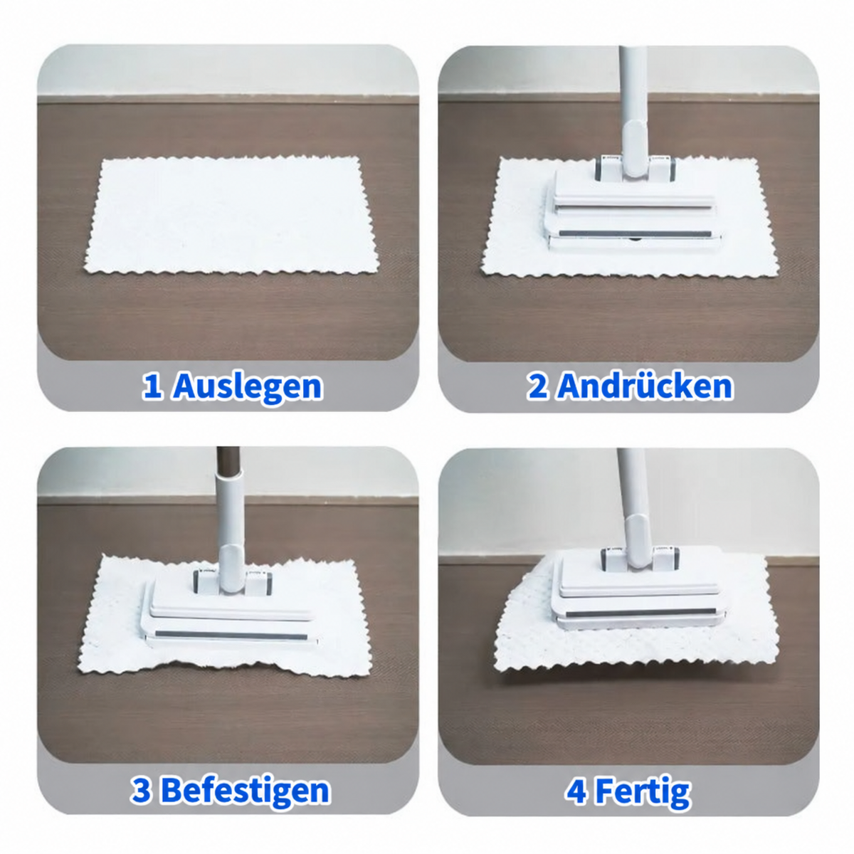 Nordspur | Stoff-Klemmmopp für jedes Material