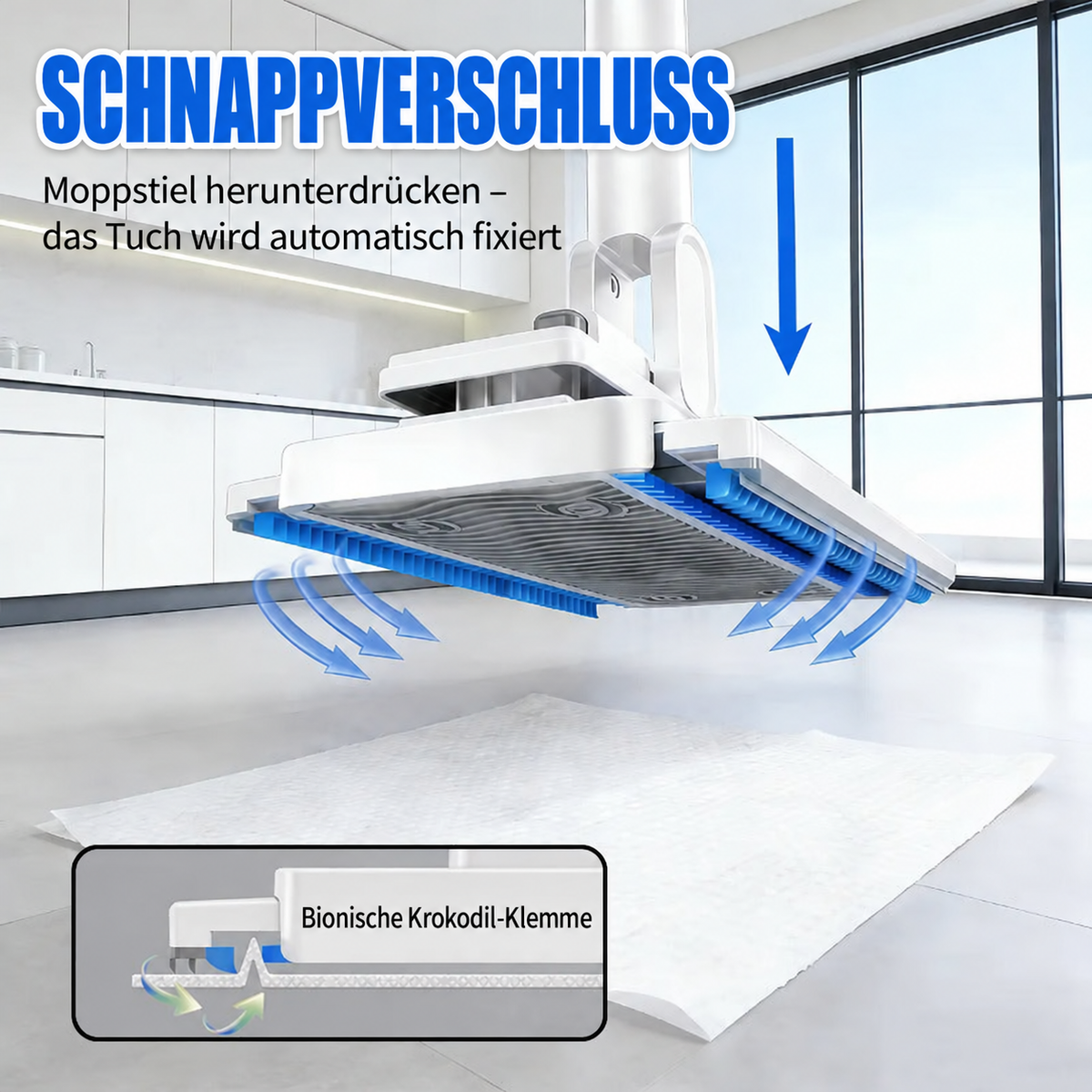 Nordspur | Stoff-Klemmmopp für jedes Material