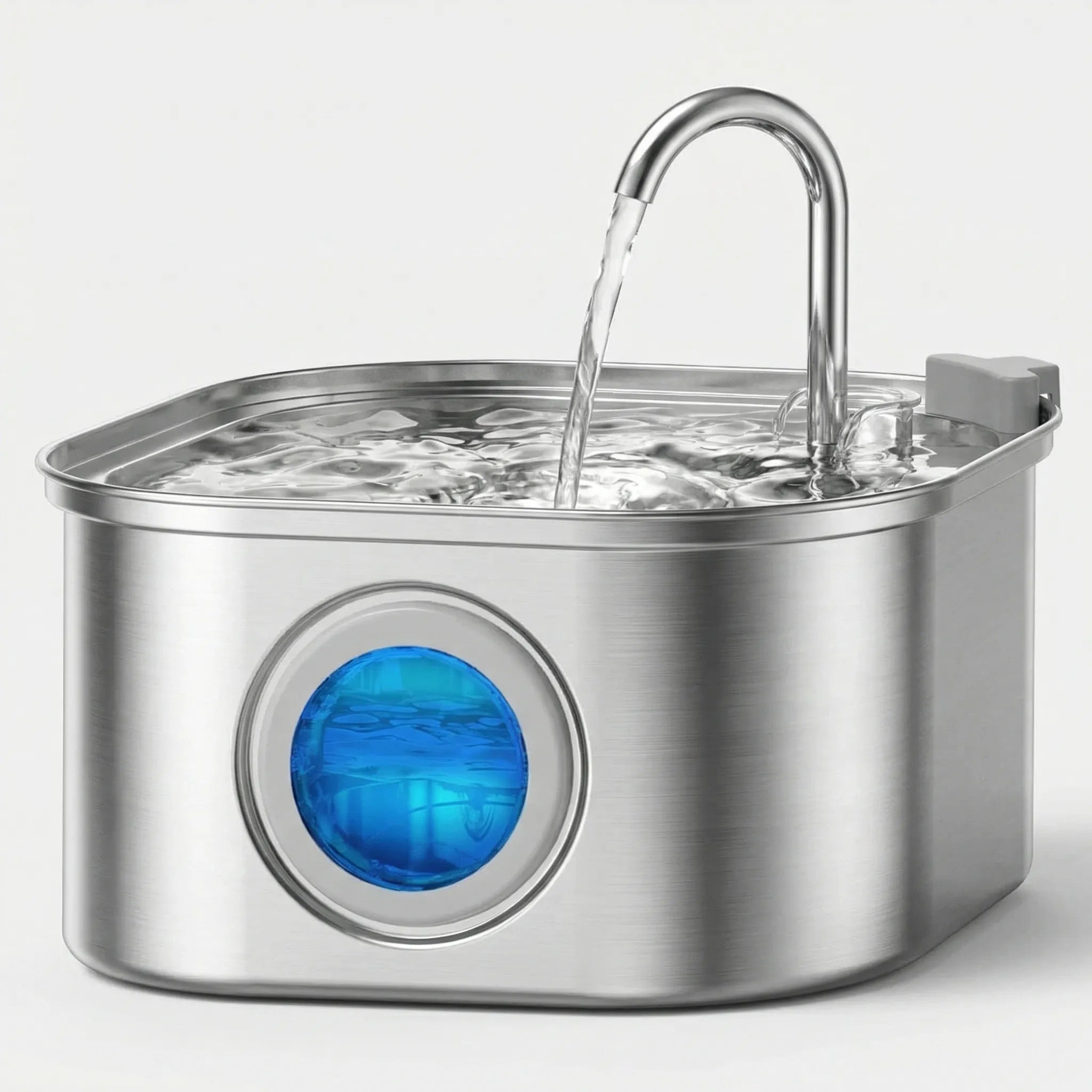Automatischer Trinkbrunnen für Haustiere Edelstahl mit Filter