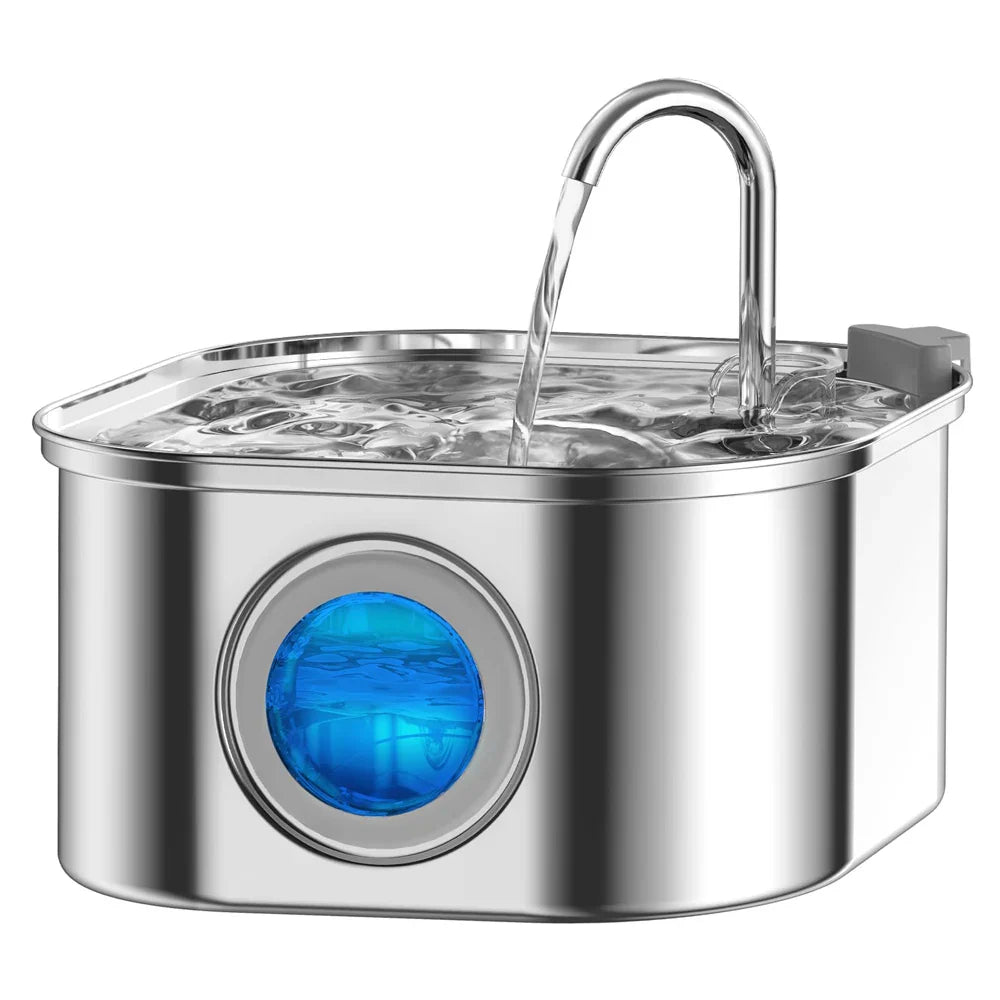 Automatischer Trinkbrunnen für Haustiere Edelstahl mit Filter