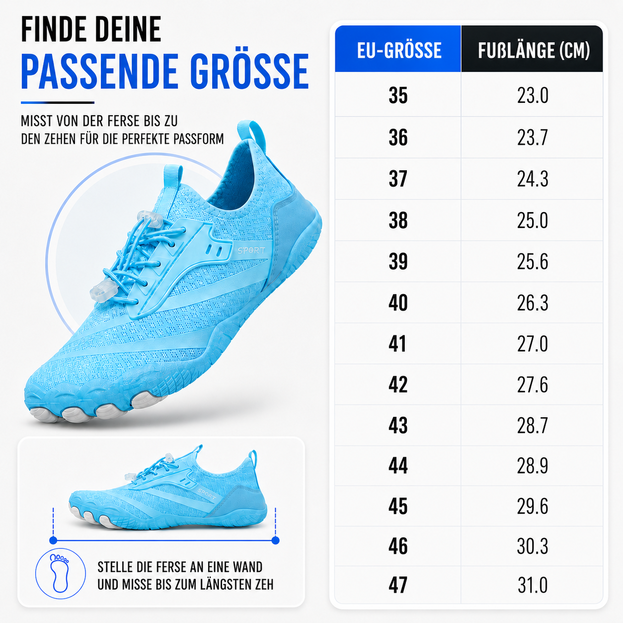 Nordspur | Strideox Unisex Barfußsohle Sportschuh