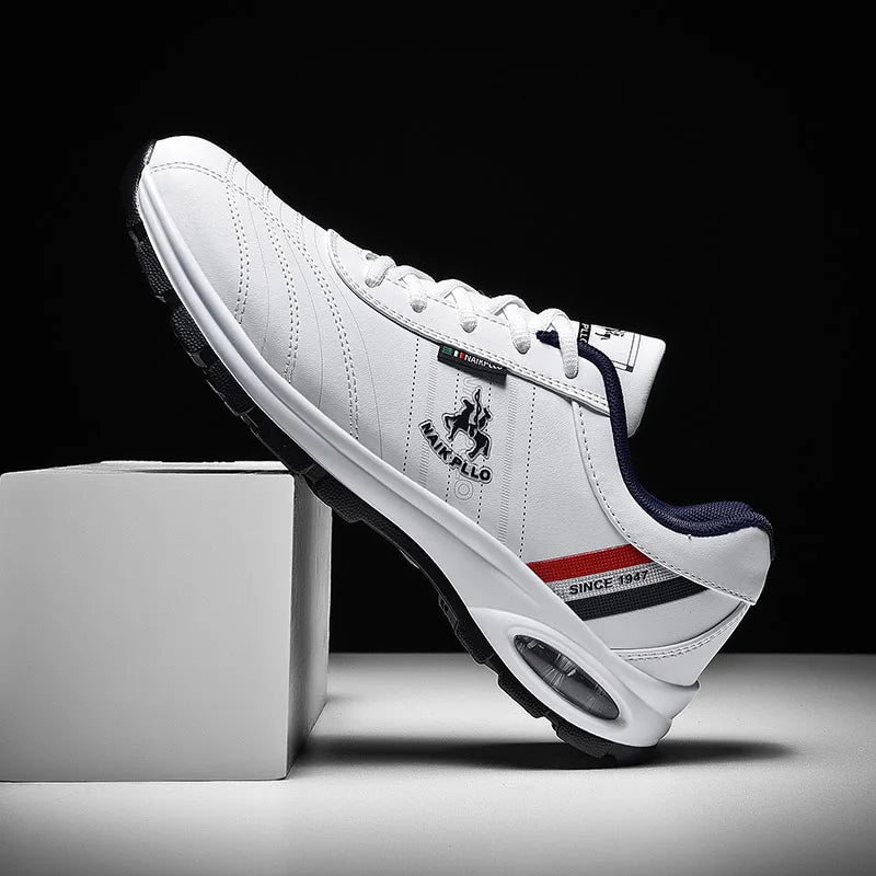Herren Trainingsschuh luftgepolstert Schnürschuh Freizeitschuh