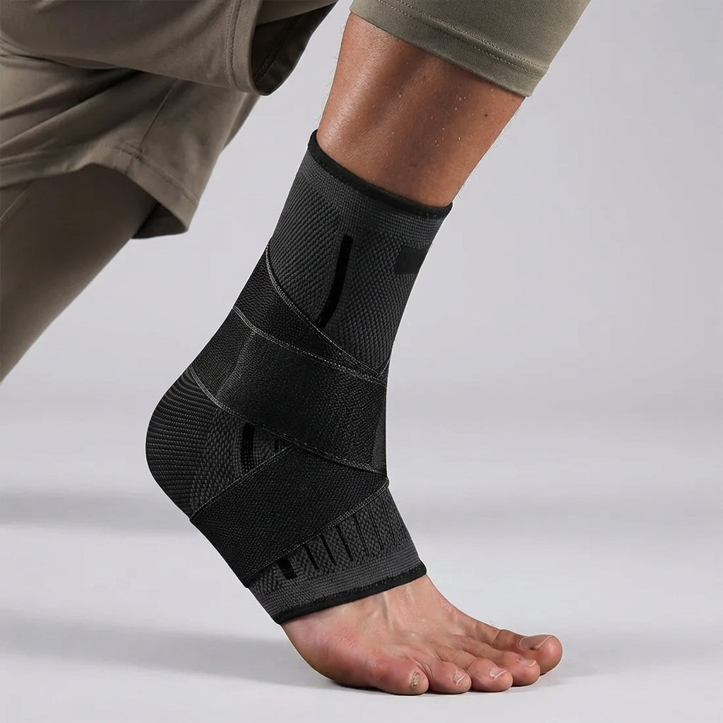 Verstellbare Knöchelbandage mit Kompression für Sport und Alltag