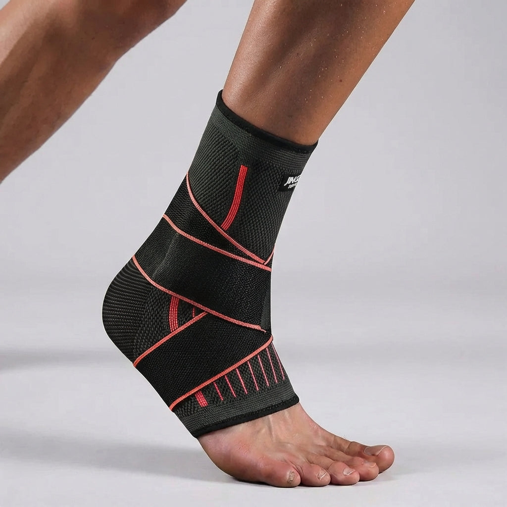 Verstellbare Knöchelbandage mit Kompression für Sport und Alltag
