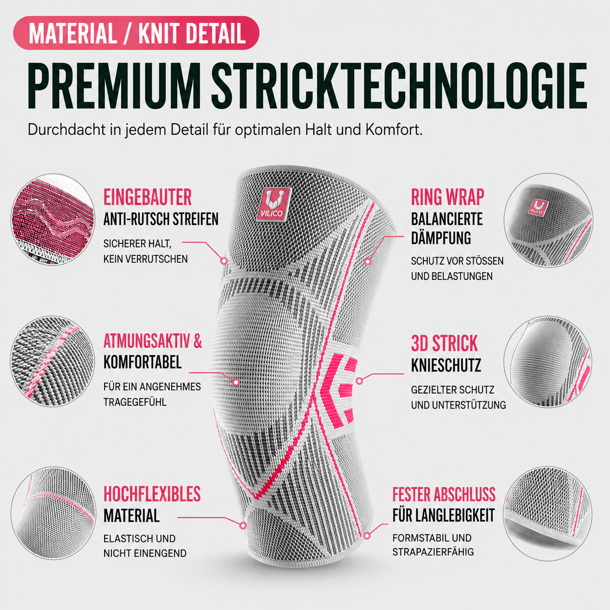 Nordspur | Stridexia Kompressions-Kniebandage