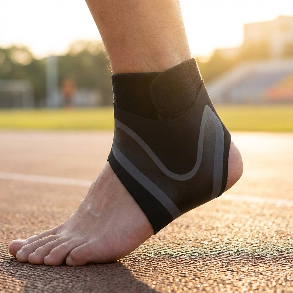 Knöchelstütze Sport Kompression verstellbar flaches Profil