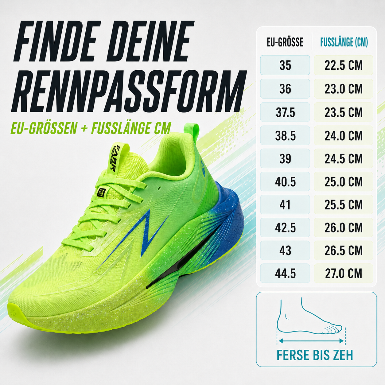 Nordspur | Stridovex Leichte Laufschuhe mit Kohlefaserplatte