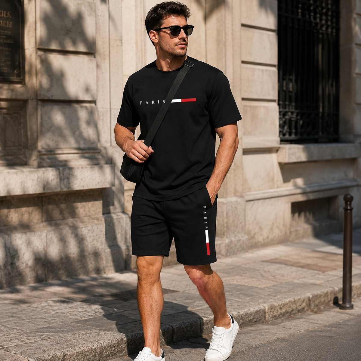 Nordspur | Strydex Kurzarm-Crew-Neck-Trainingsanzug-Set