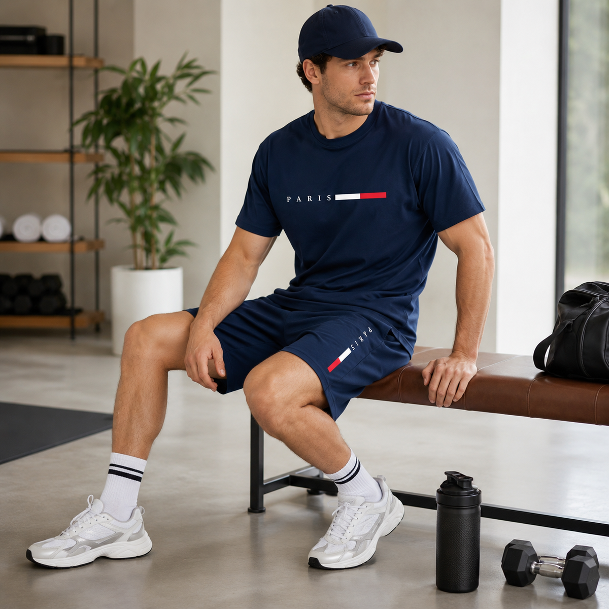 Nordspur | Strydex Kurzarm-Crew-Neck-Trainingsanzug-Set