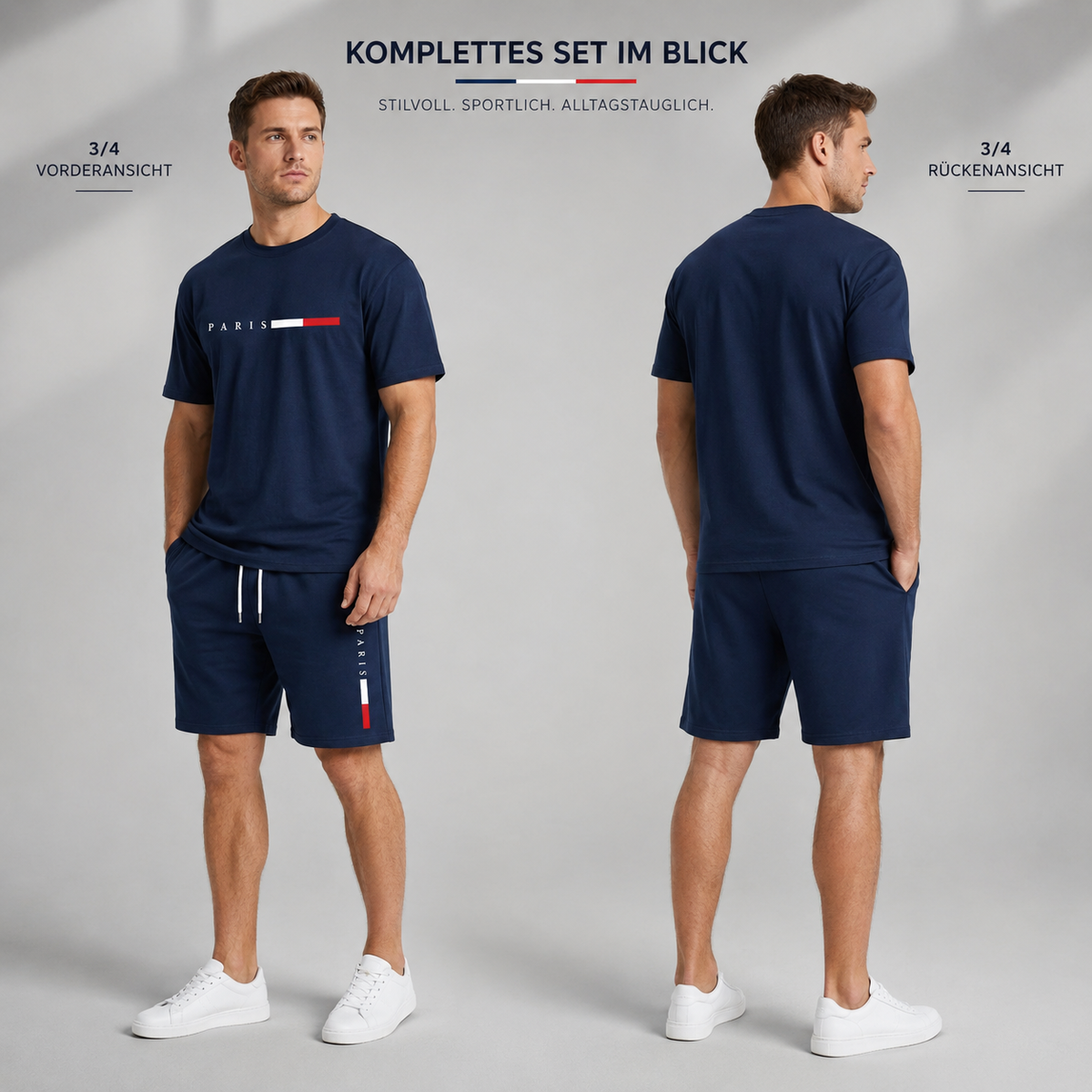Nordspur | Strydex Kurzarm-Crew-Neck-Trainingsanzug-Set