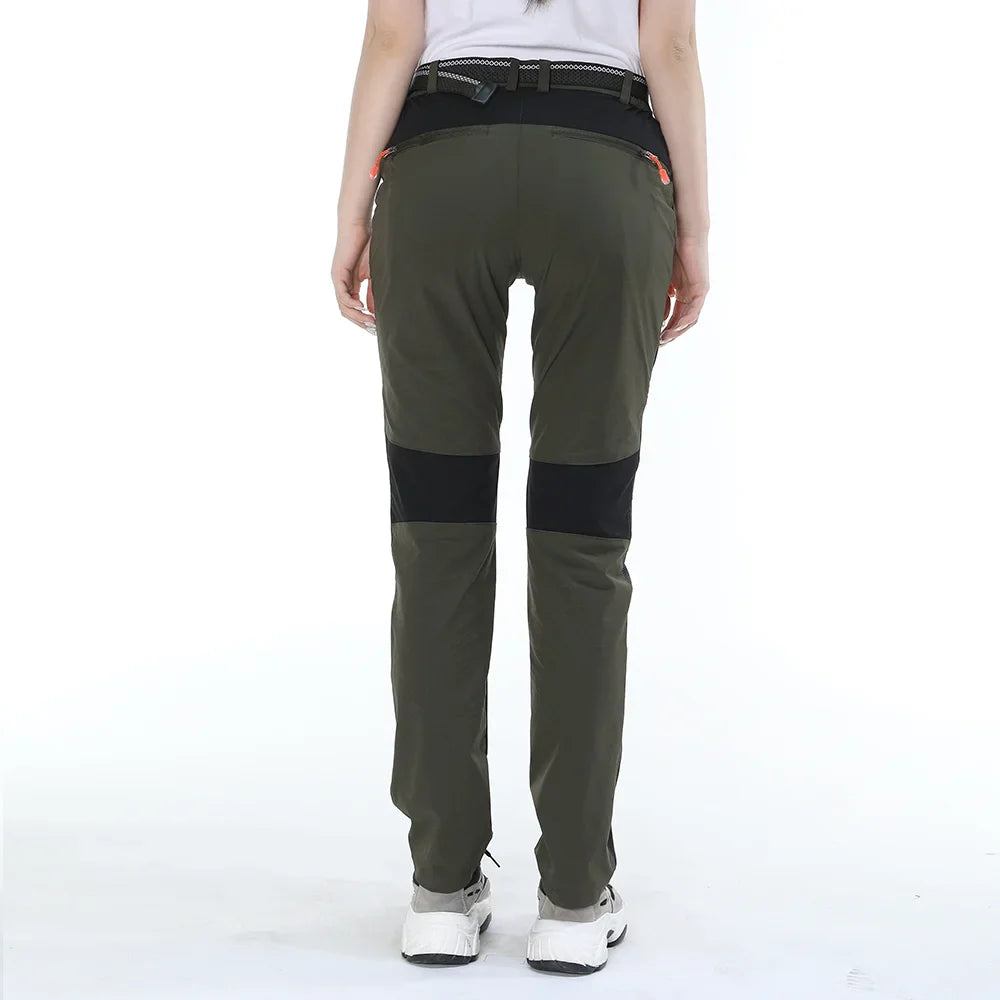 Damen Wanderhose Ripstop wasserabweisend schnelltrocknend verstärkte Knie