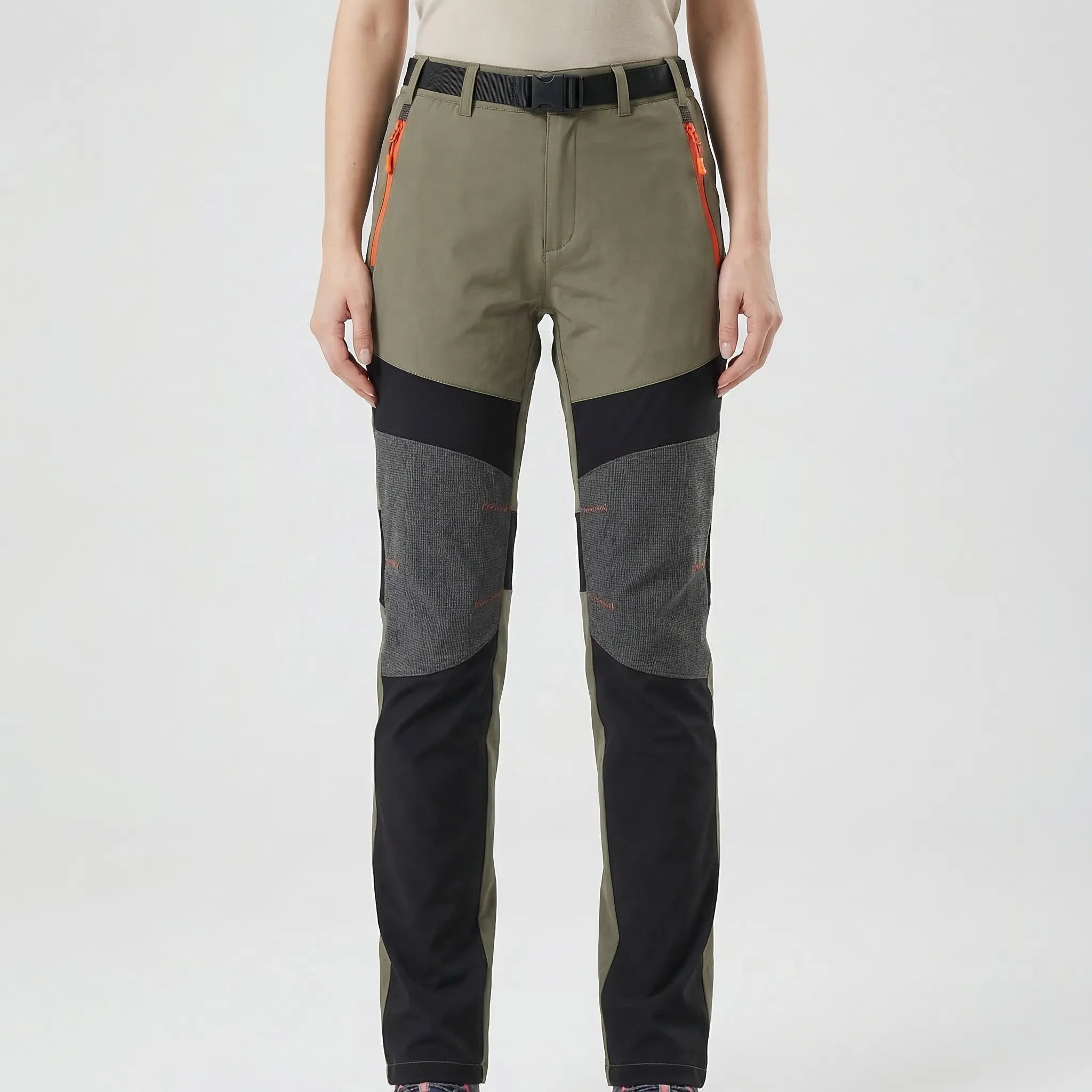 Damen Wanderhose Ripstop wasserabweisend schnelltrocknend verstärkte Knie