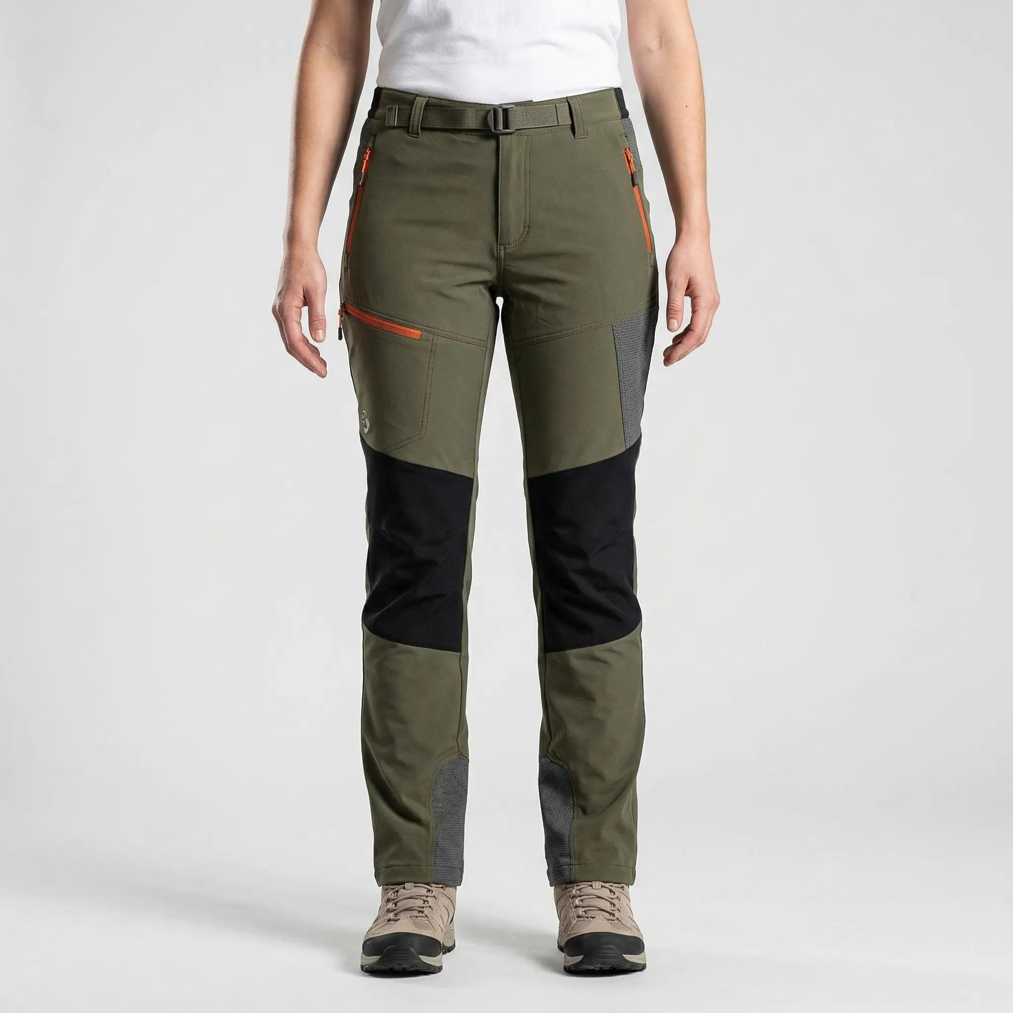 Damen Wanderhose Ripstop wasserabweisend schnelltrocknend verstärkte Knie