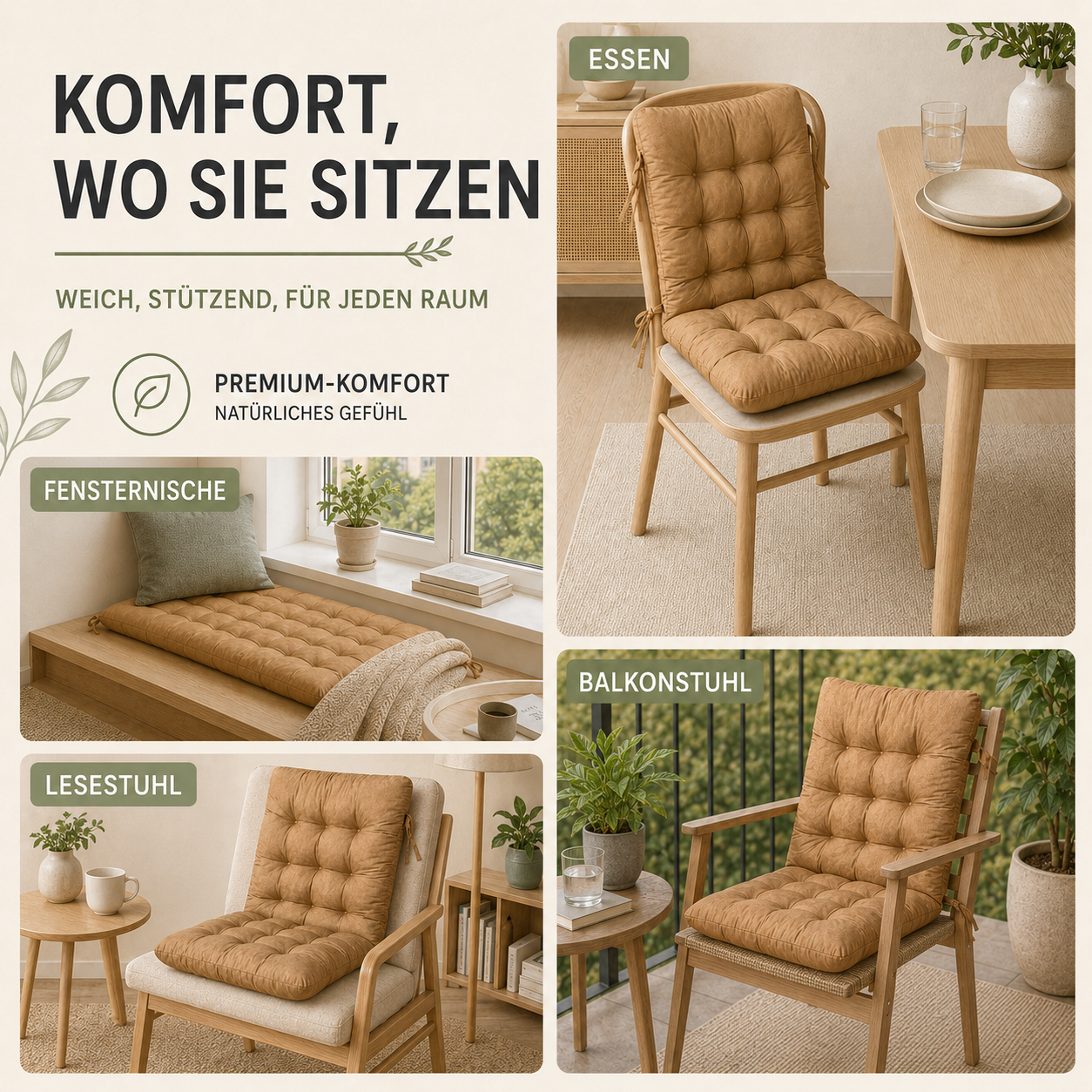 Nordspur | Sunlaxia Gesteppte Liegenauflage