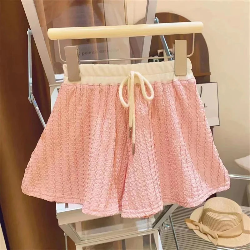 Mädchen Sommer Set Poloshirt und Shorts für Kinder