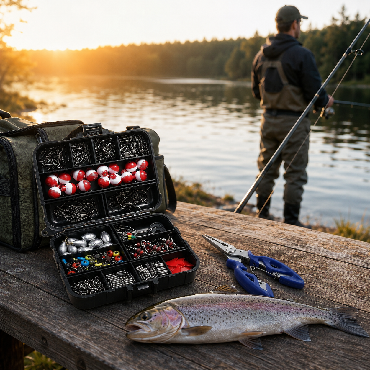 Nordspur | Tacklevex 263-teiliges komplettes Angelgerät-Set
