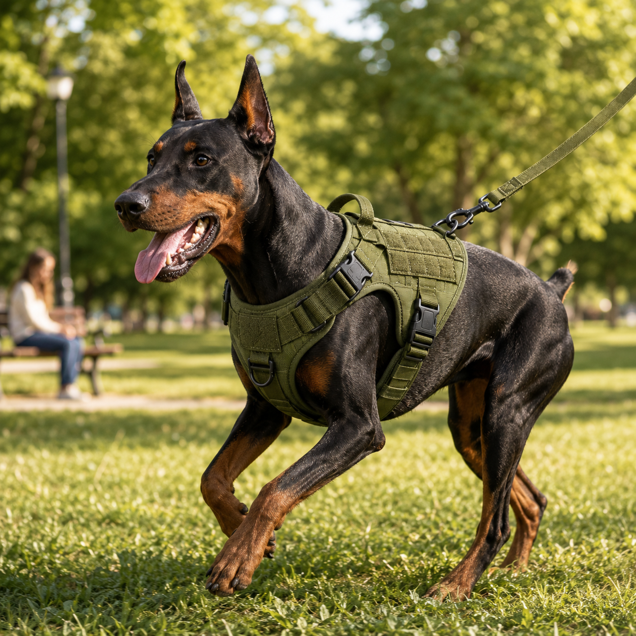 Nordspur | Tacticanine Militär-Stil Taktisches Hundegeschirr-Set