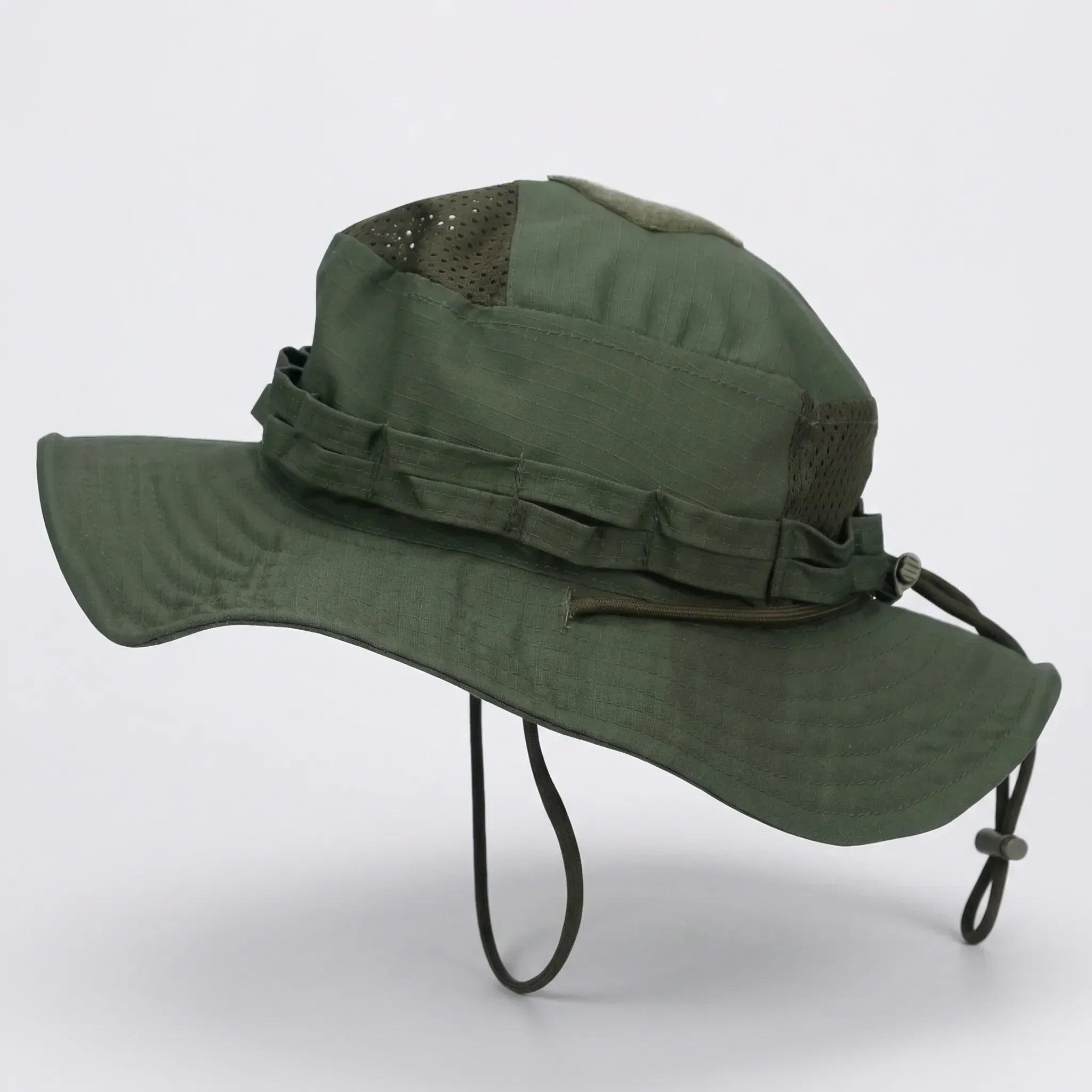 Taktischer Bucket-Hut breiter Rand Mesh-Belüftung Tarnmuster Outdoor