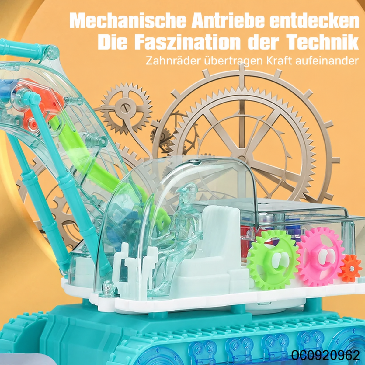 Nordspur | Tanzender und leuchtender musikalischer Bagger