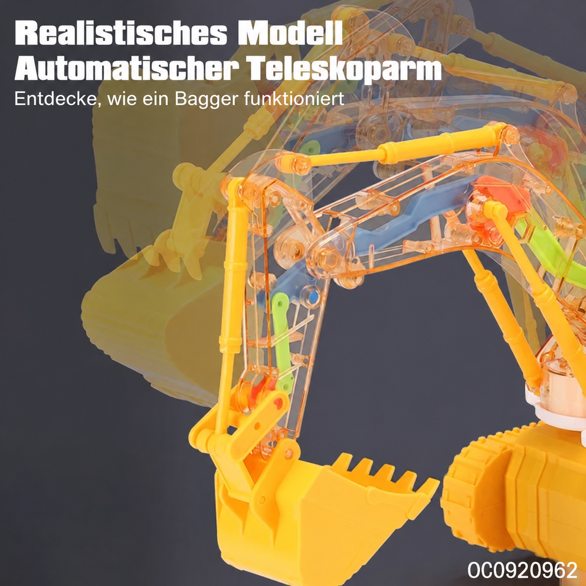 Nordspur | Tanzender und leuchtender musikalischer Bagger