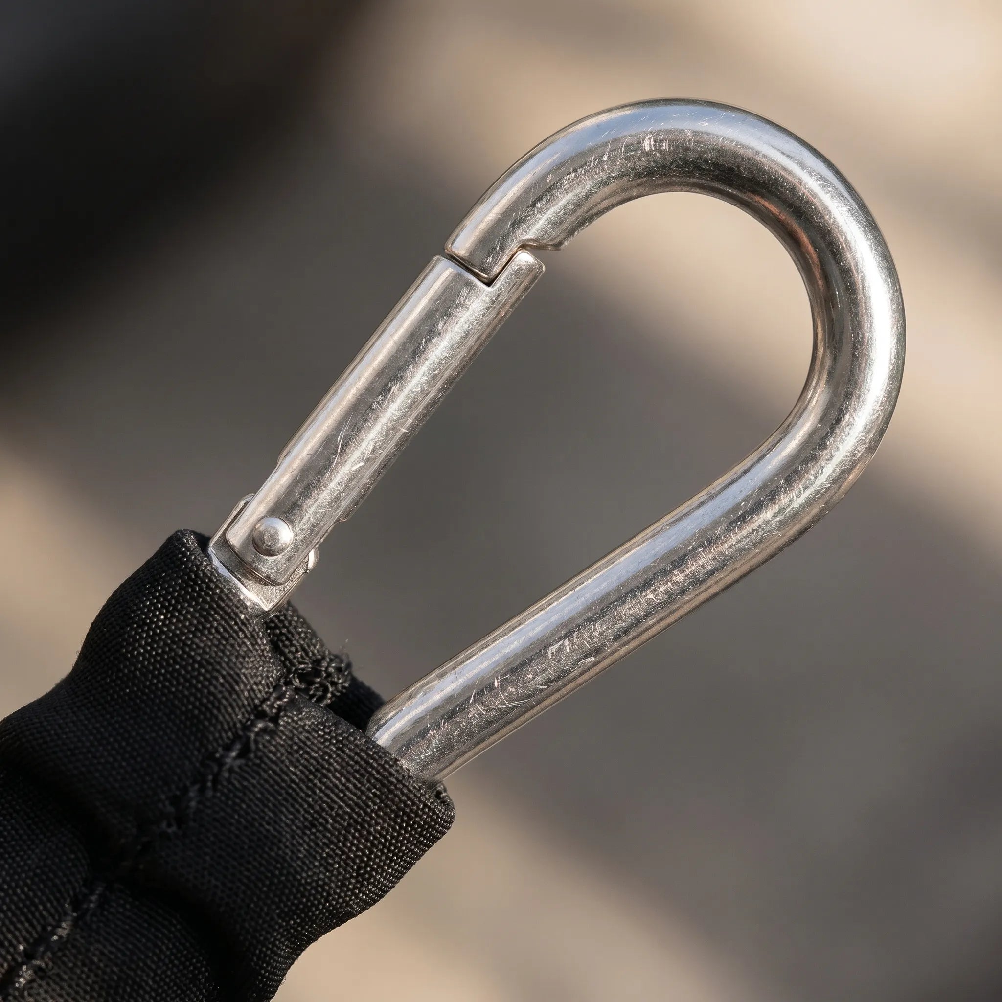 Widerstandsband mit Stoffbezug robuste Karabiner progressive Spannung