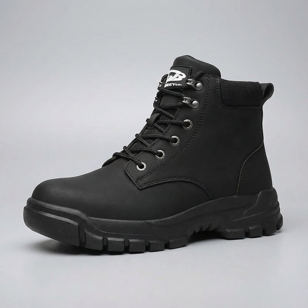 Sicherheitsstiefel knöchelhoch mit isolierter Innenseite und rutschfester Sohle