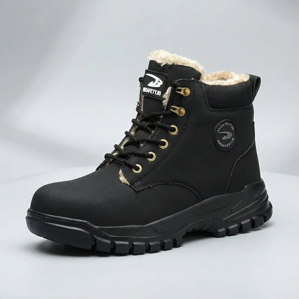 Sicherheitsstiefel knöchelhoch mit isolierter Innenseite und rutschfester Sohle