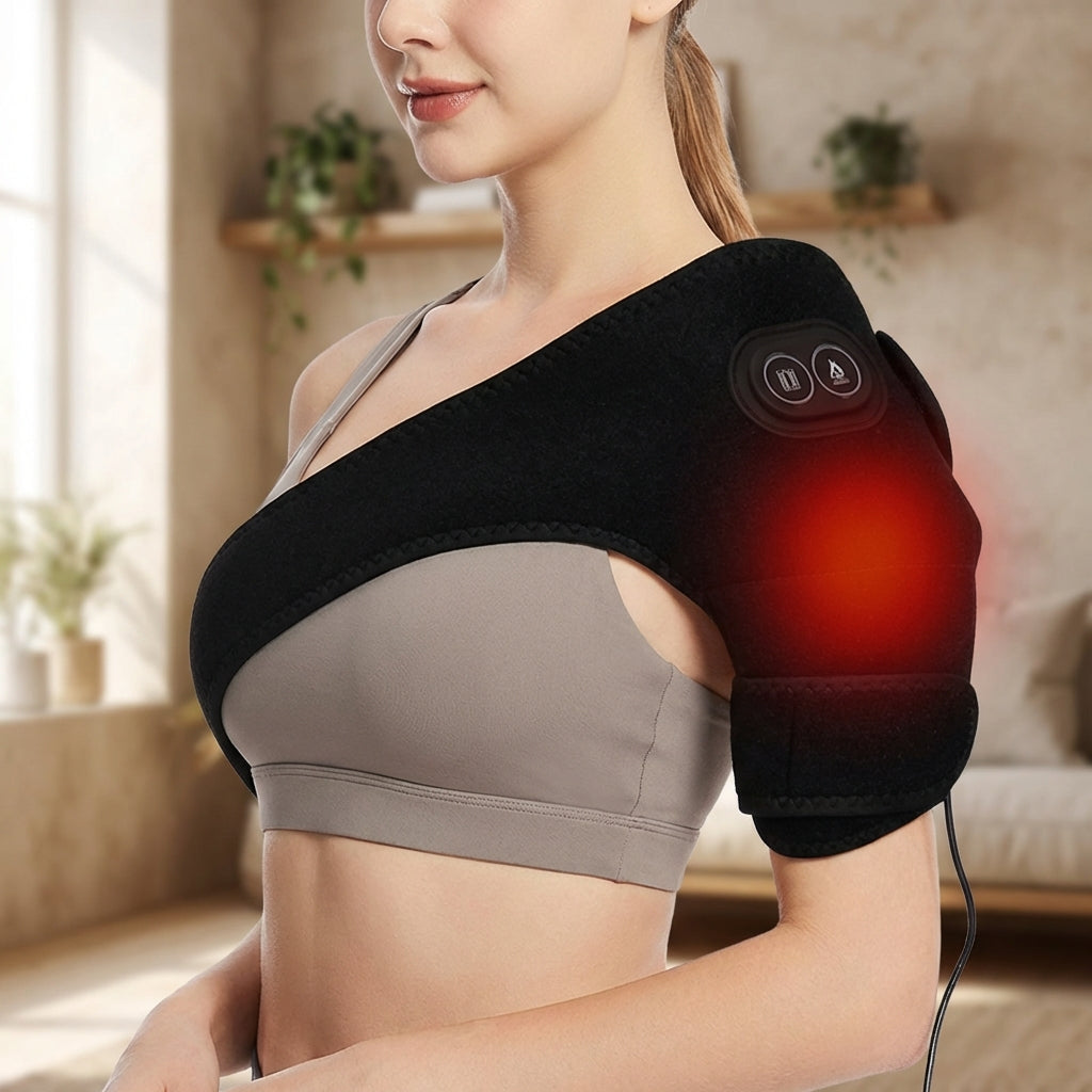 Beheizte Stützbandage mit Massagefunktion für Gelenke