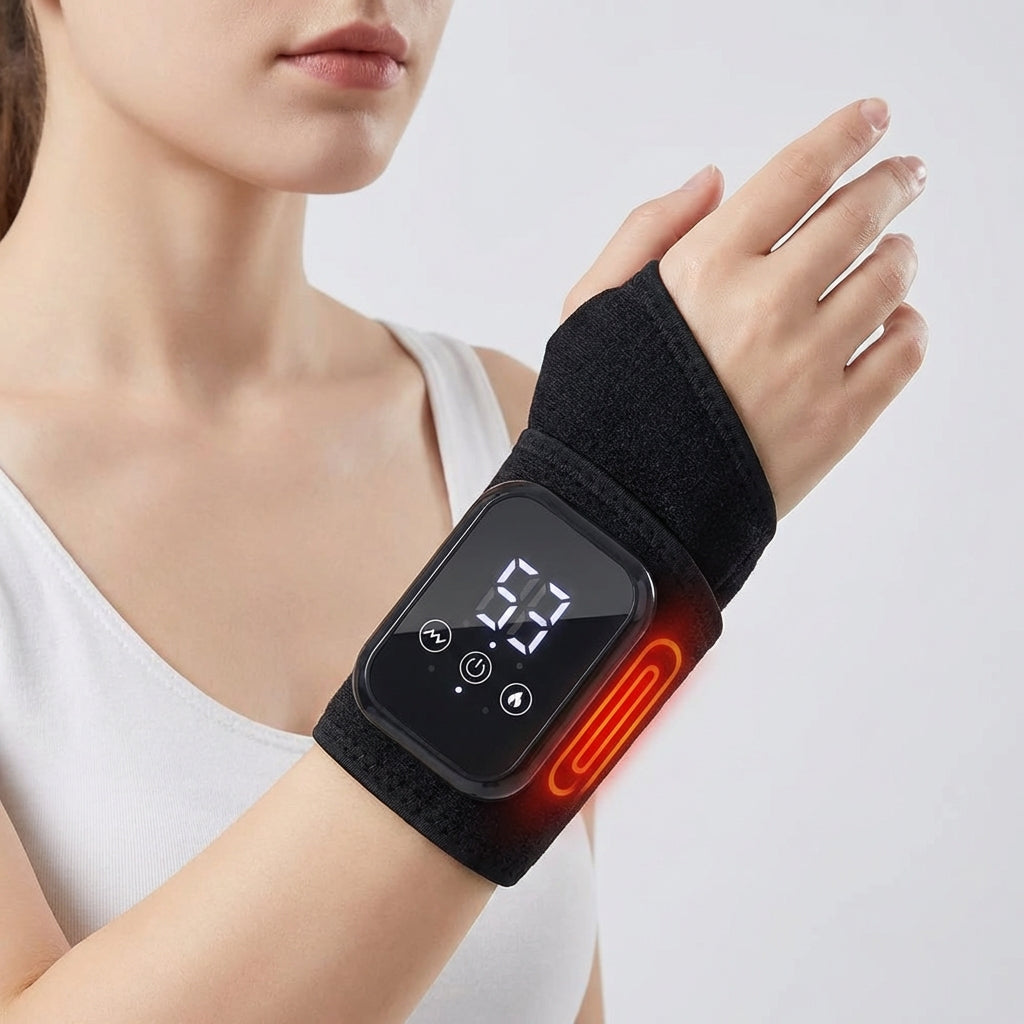 Beheizte Handgelenkbandage mit Vibrationsmassage für Gelenkschmerzen