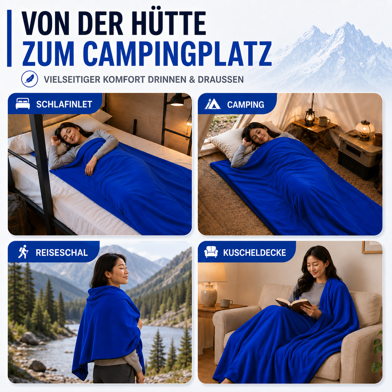 Nordspur | Thermori Ultraleichter Reise-Schlafsack-Liner