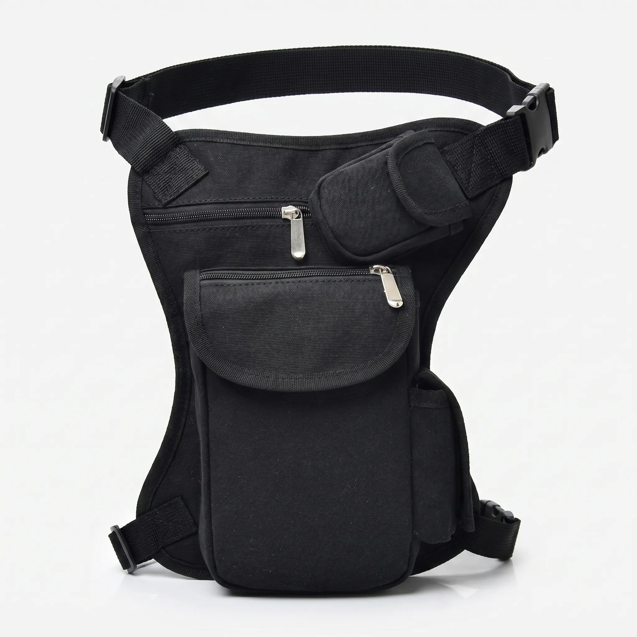 Oberschenkel-Gürteltasche robustes Webstoff mit verstellbaren Gurten