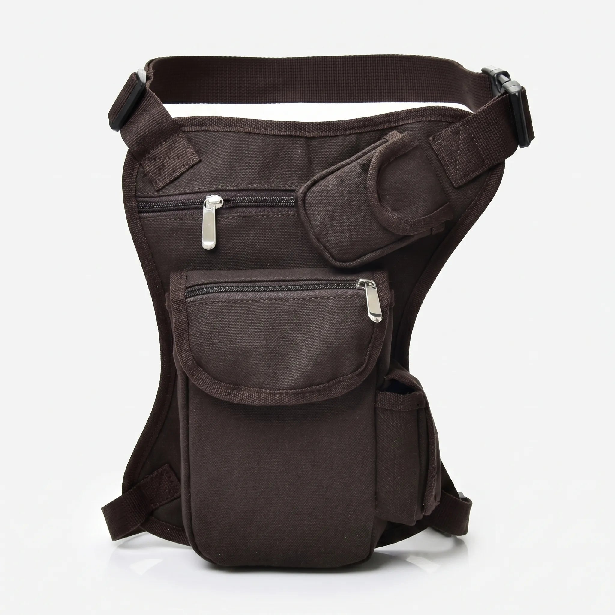 Oberschenkel-Gürteltasche robustes Webstoff mit verstellbaren Gurten