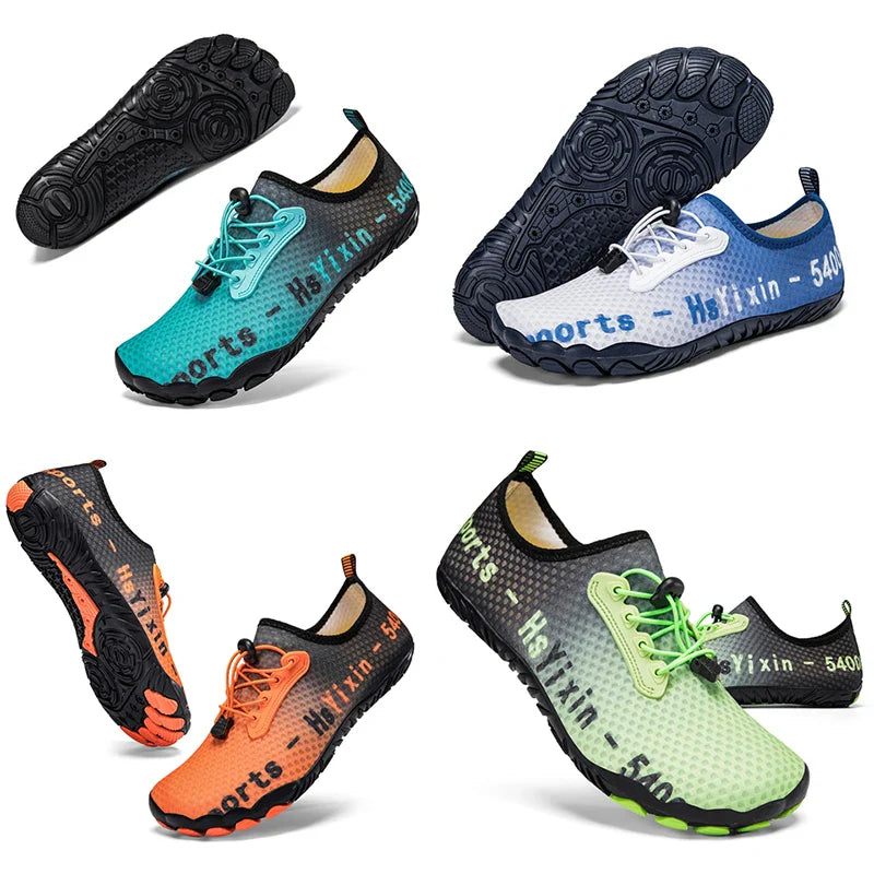 Wasserschuhe barfuß-inspiriert rutschfeste Sohle schnelltrocknend