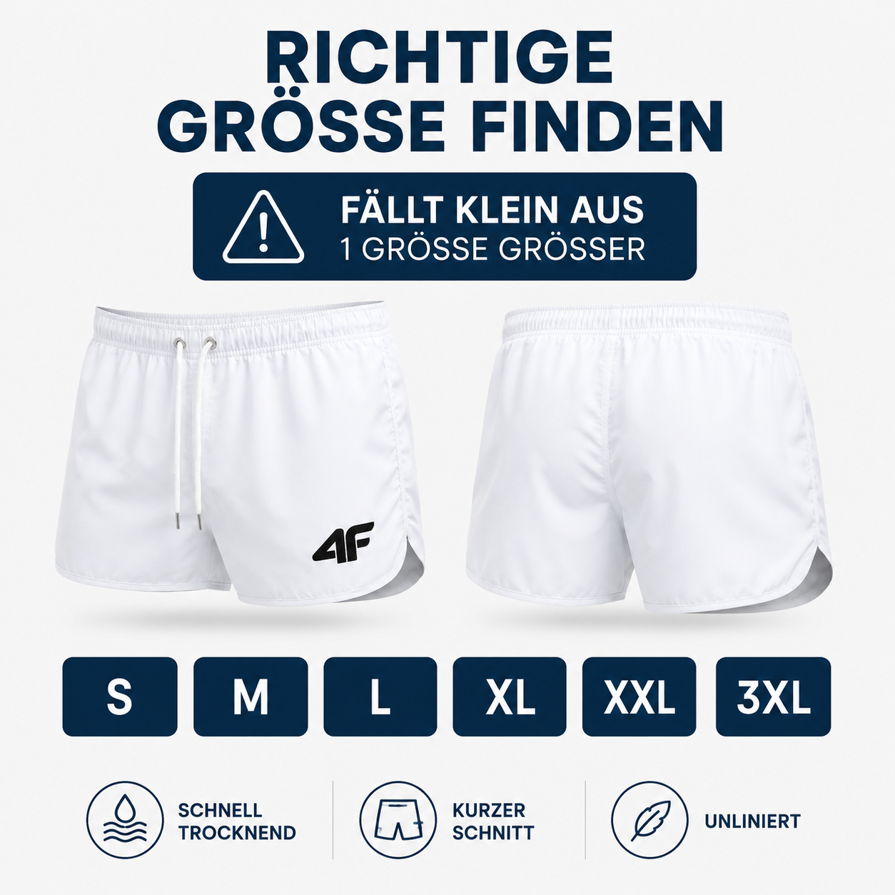 Nordspur | TideRunner Kurze Shorts Herren | Schnelltrocknend