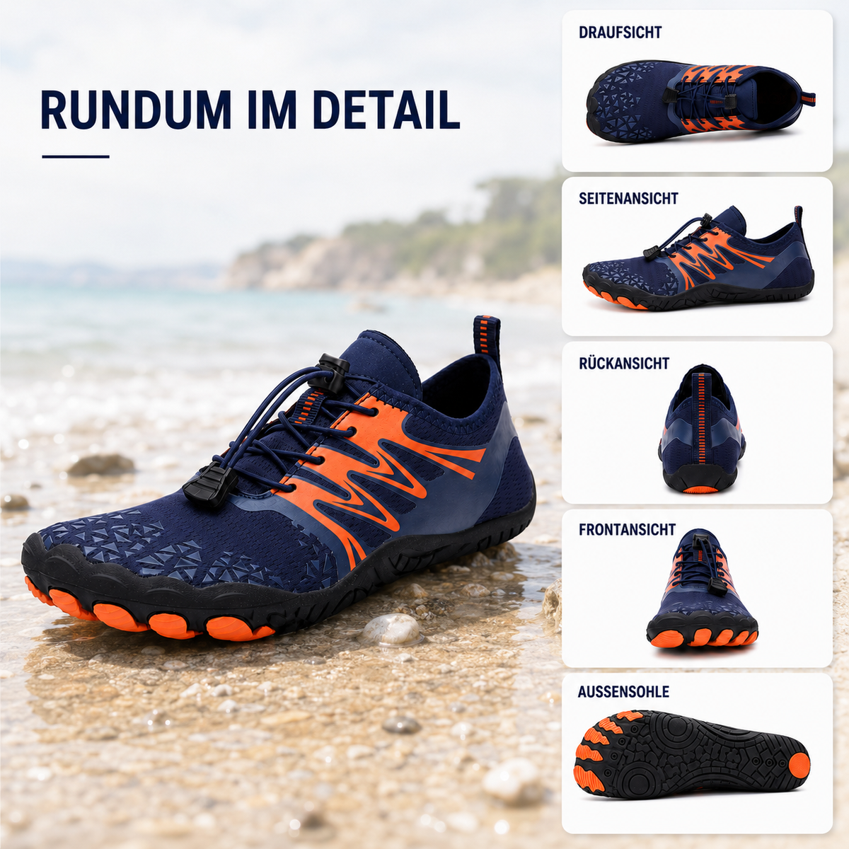 Nordspur | Tidestep Schnelltrocknender Barfuß-Wassersneaker