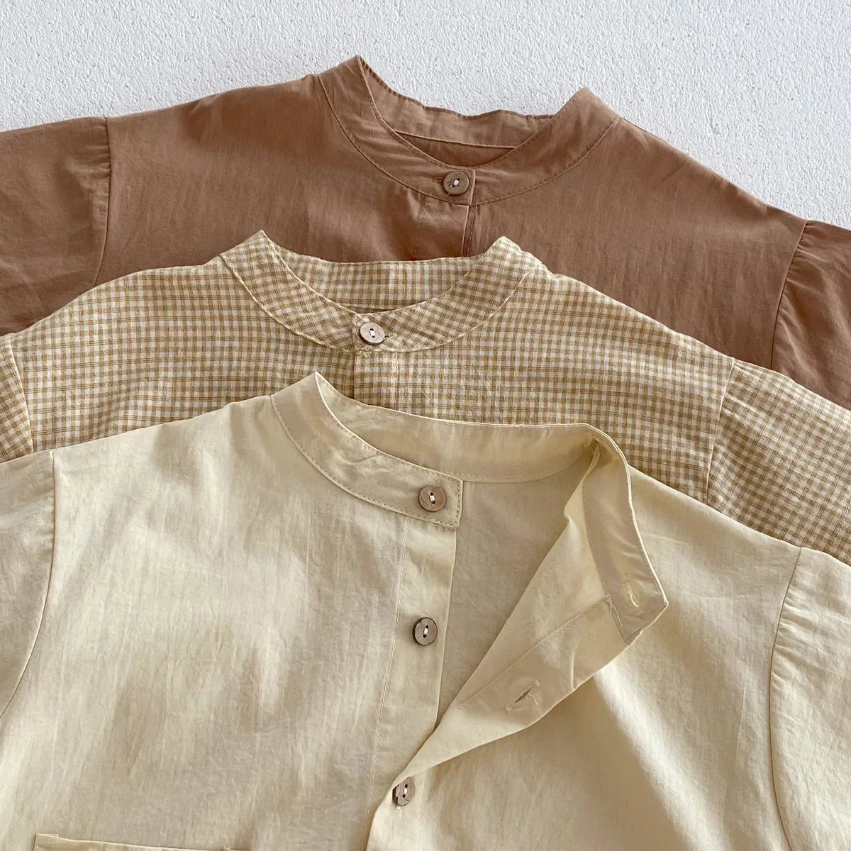 Jungen Kurzarmhemd und Shorts Set mit elastischem Bund